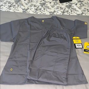 NWT Wonderwink “origins” scrubs grey size Medium
